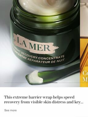 La Mer | The Night Recovery Concentrate | Skin Barrier Cream